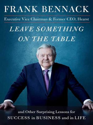 cover image of Leave Something on the Table
